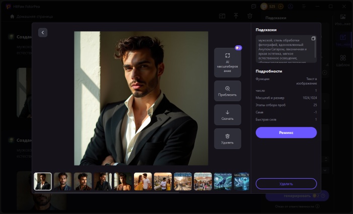 Предварительный просмотр фотографии, созданной с помощью ИИ по мотивам картины Anup Sagar