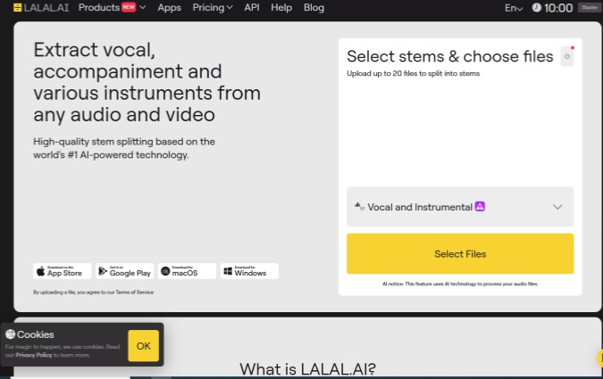 LALAL.AI-Х минус убрать голос